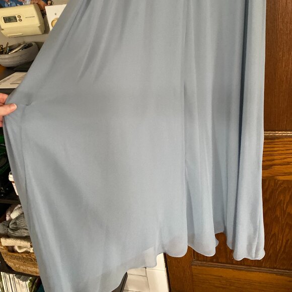 Birdy Grey Gwennie Dress in Chiffon Dusty Blue - Picture 4 of 8